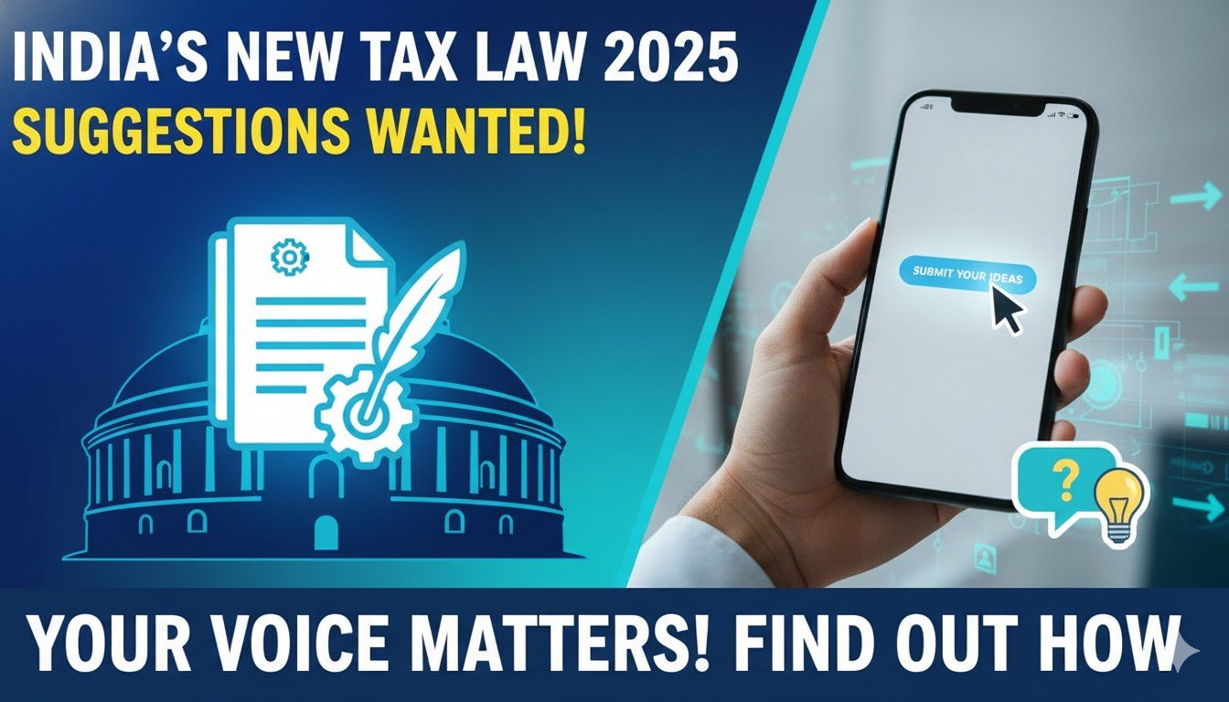 आयकर विभाग का लोगो और टैक्स फॉर्म्स का ग्राफिक