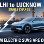 दिल्ली से लखनऊ सिंगल चार्ज वाली 500+ km रेंज इलेक्ट्रिक SUV Mahindra BE 6 और Tata Harrier EV